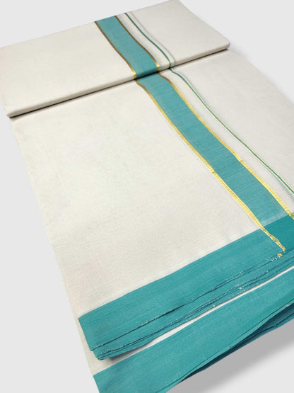 Kerala Balaramapuram Pure Cotton Handloom Mundu/Dhoti