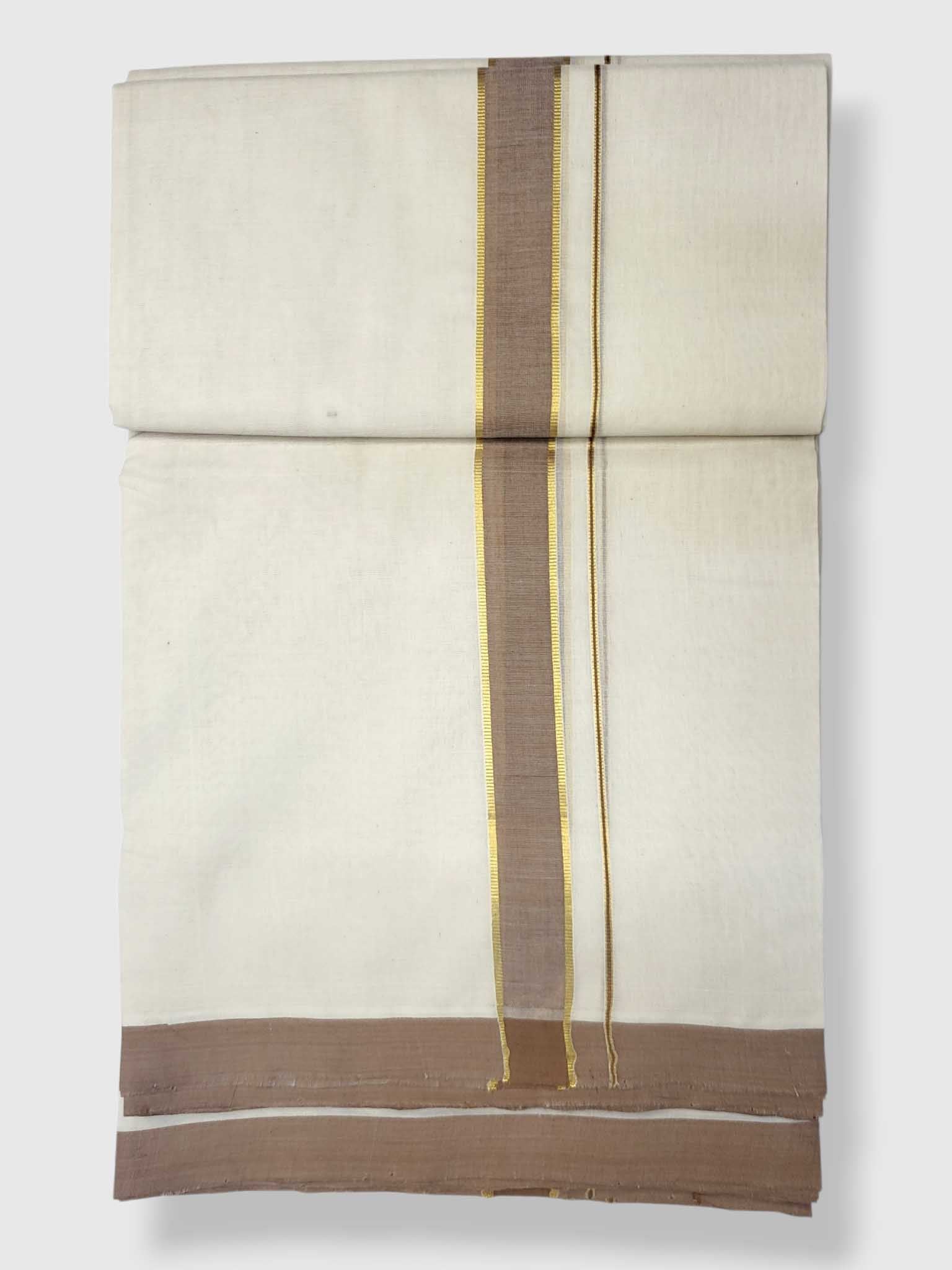 Kerala Balaramapuram Pure Cotton Handloom Mundu/Dhoti