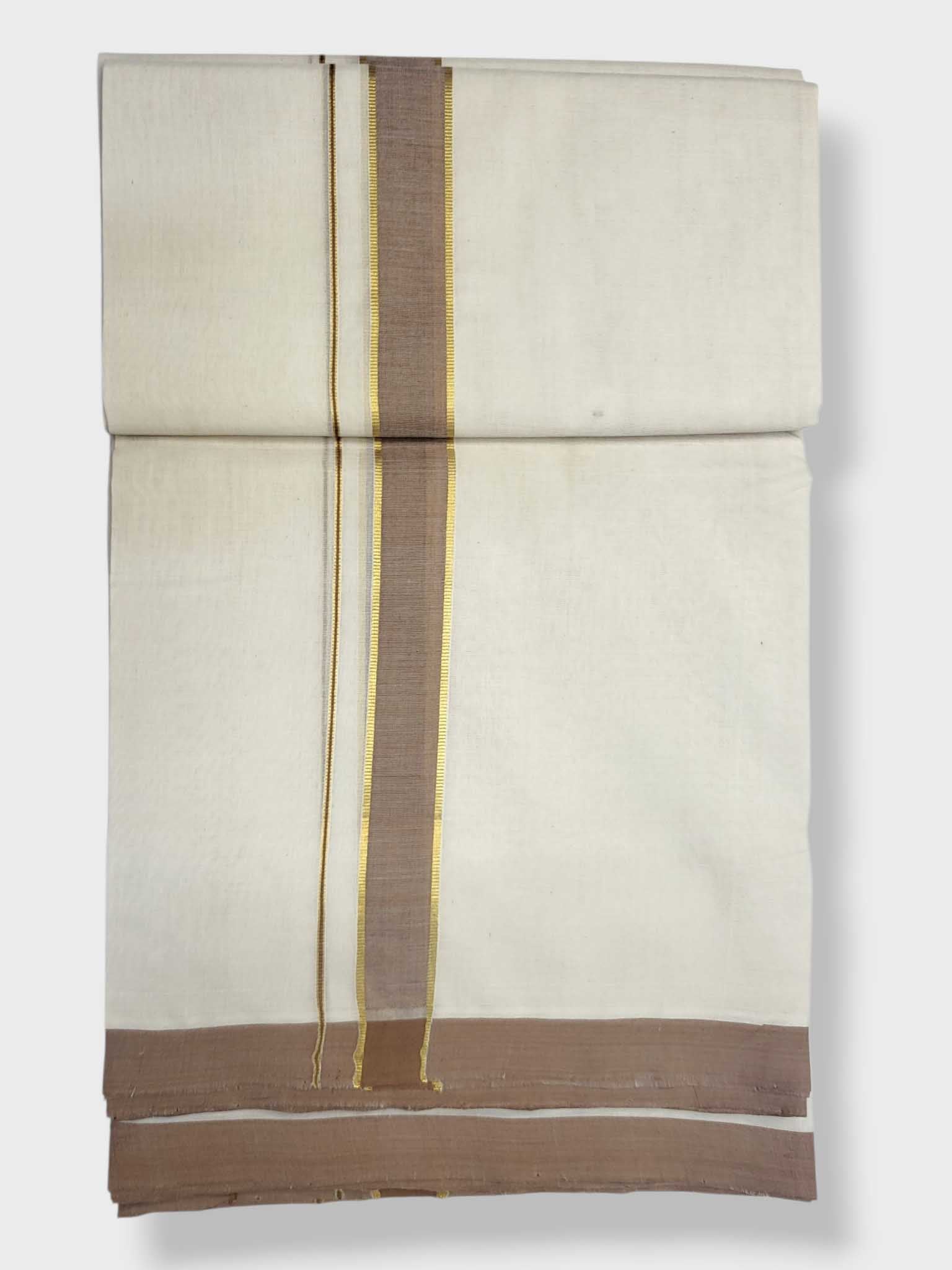 Kerala Balaramapuram Pure Cotton Handloom Mundu/Dhoti