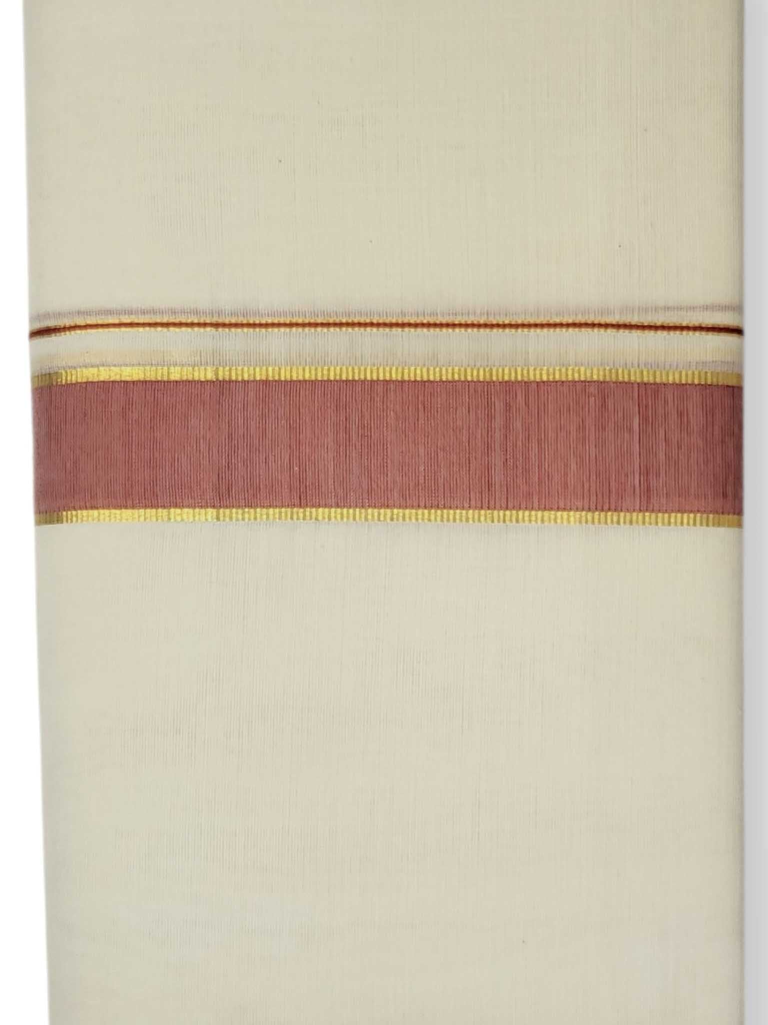 Kerala Balaramapuram Pure Cotton Handloom Mundu/Dhoti