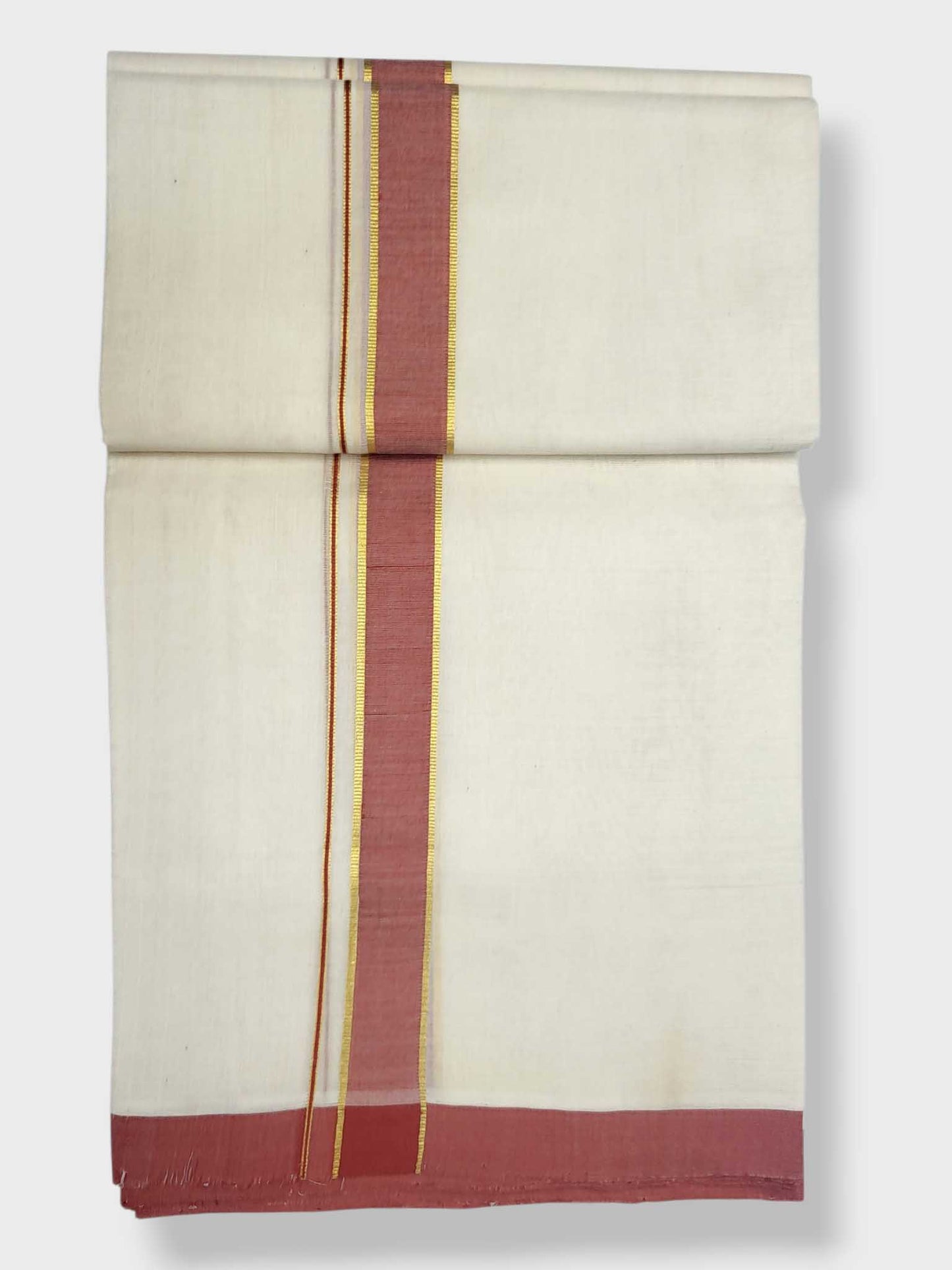 Kerala Balaramapuram Pure Cotton Handloom Mundu/Dhoti