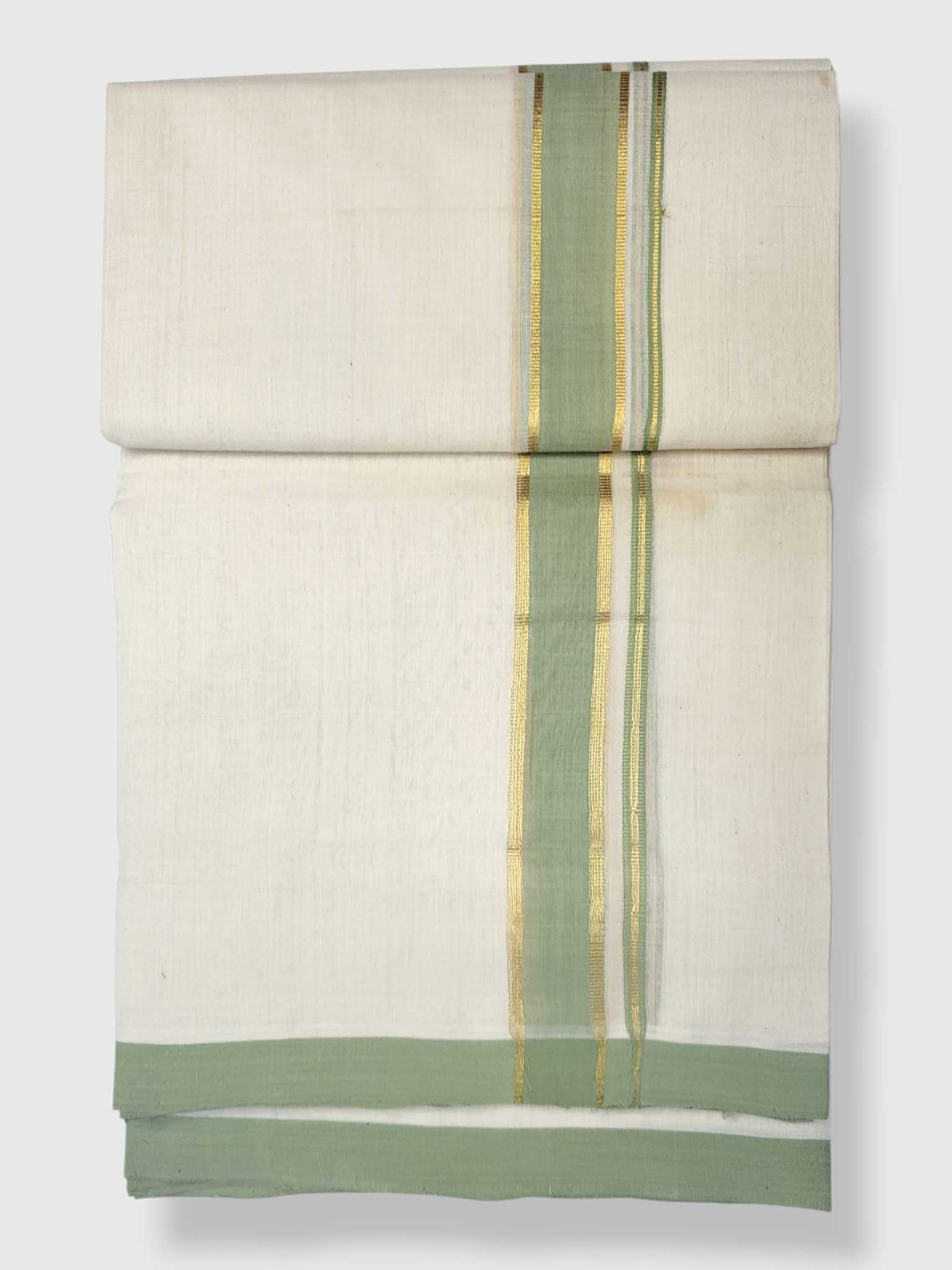 Kerala Balaramapuram Pure Cotton Handloom Mundu/Dhoti