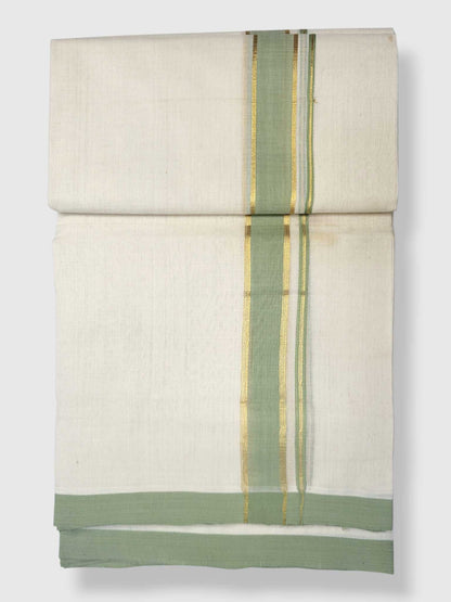Kerala Balaramapuram Pure Cotton Handloom Mundu/Dhoti
