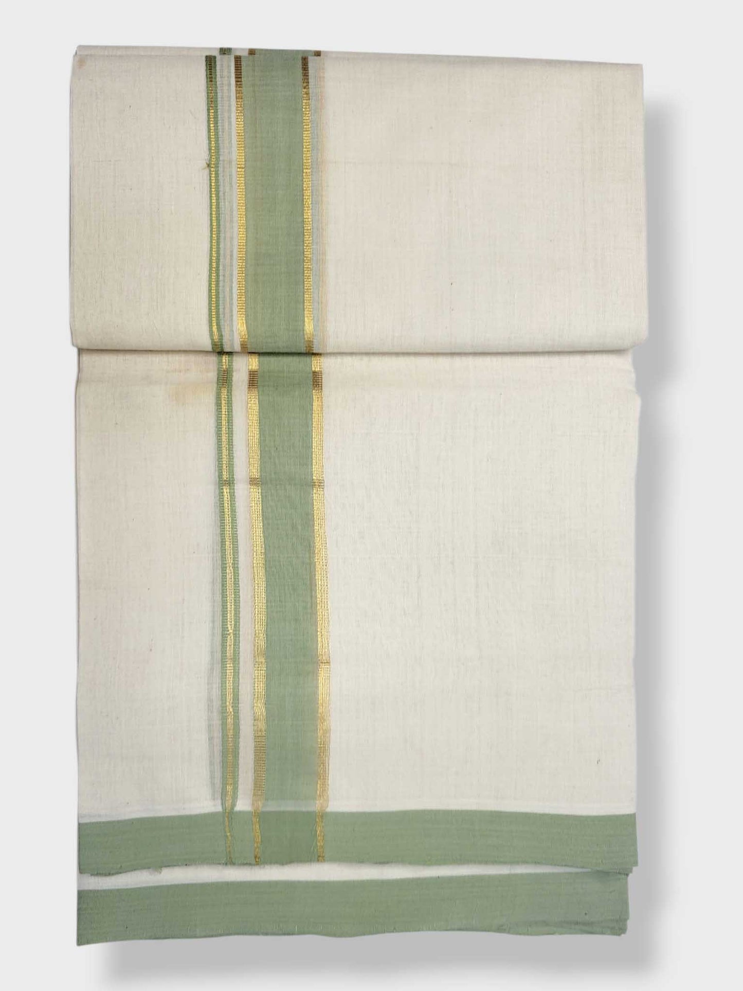 Kerala Balaramapuram Pure Cotton Handloom Mundu/Dhoti