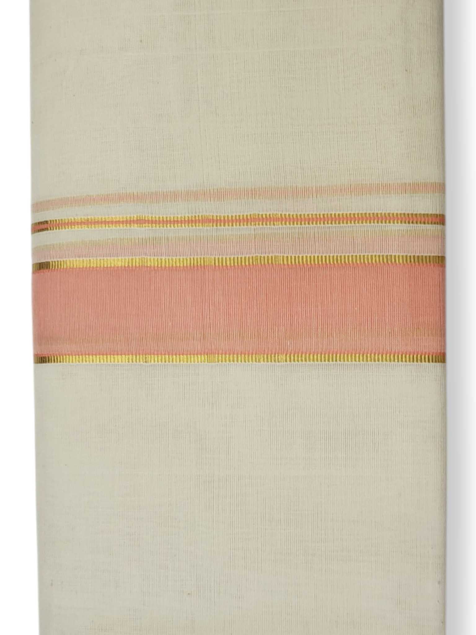 Kerala Balaramapuram Pure Cotton Handloom Mundu/Dhoti
