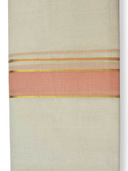 Kerala Balaramapuram Pure Cotton Handloom Mundu/Dhoti