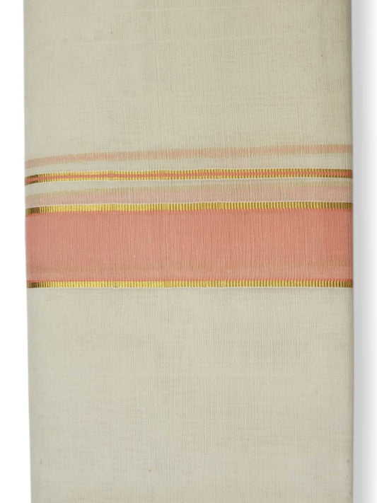 Kerala Balaramapuram Pure Cotton Handloom Mundu/Dhoti