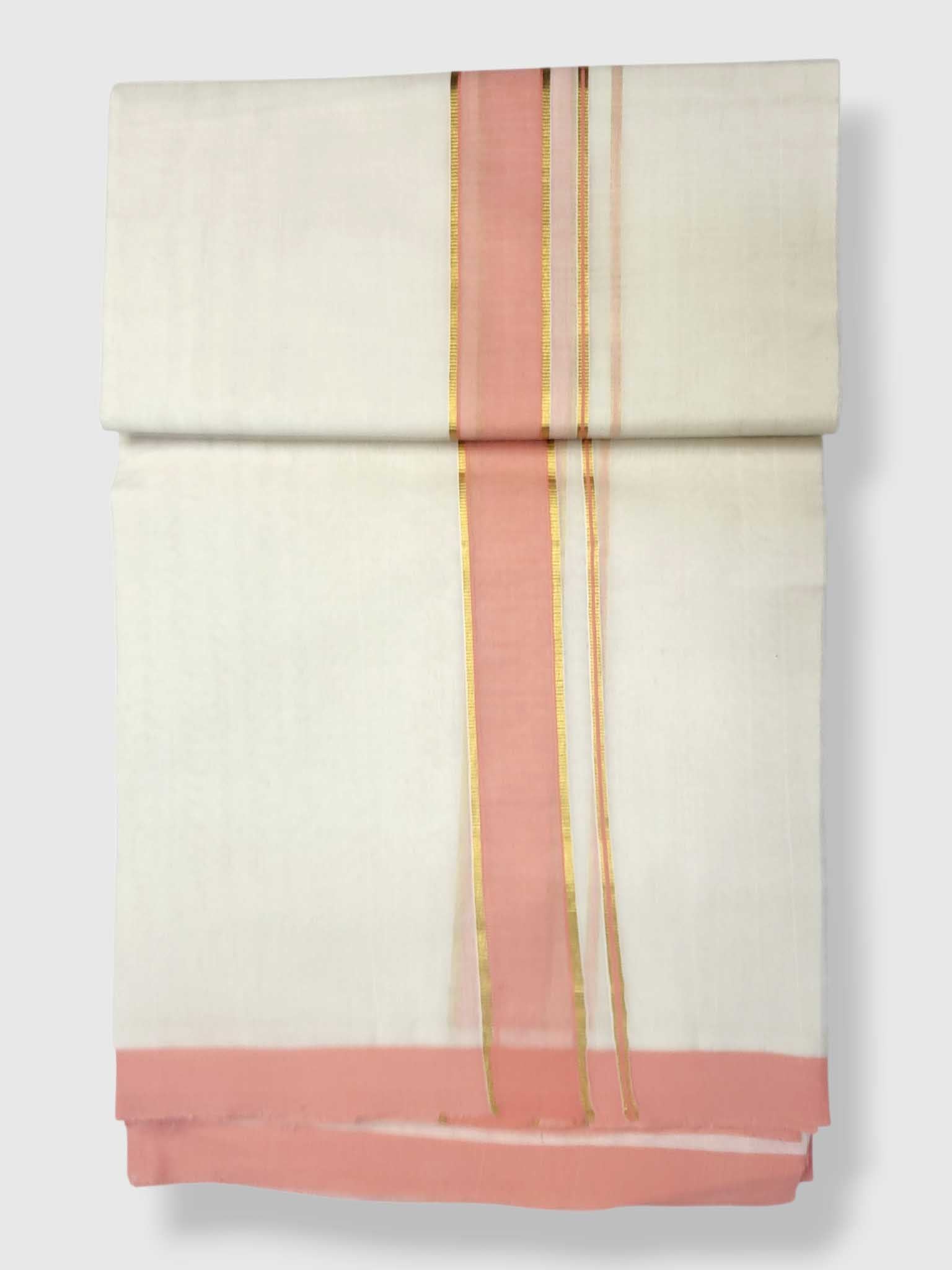 Kerala Balaramapuram Pure Cotton Handloom Mundu/Dhoti
