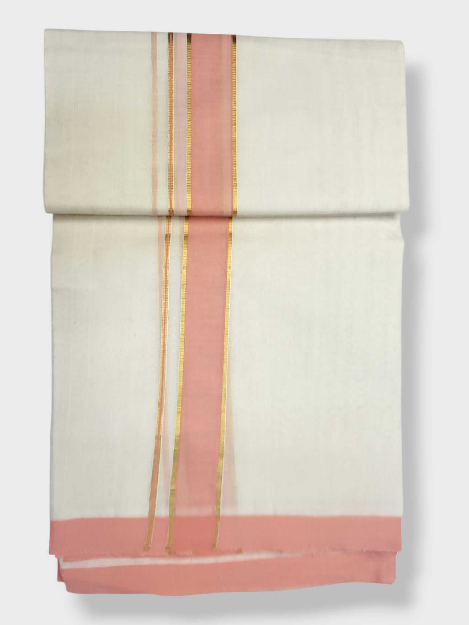 Kerala Balaramapuram Pure Cotton Handloom Mundu/Dhoti