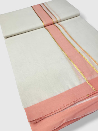Kerala Balaramapuram Pure Cotton Handloom Mundu/Dhoti