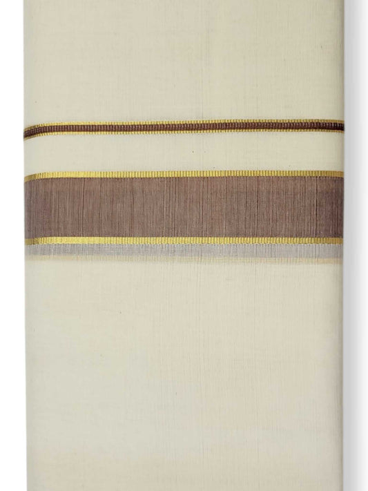 Kerala Balaramapuram Pure Cotton Handloom Mundu/Dhoti