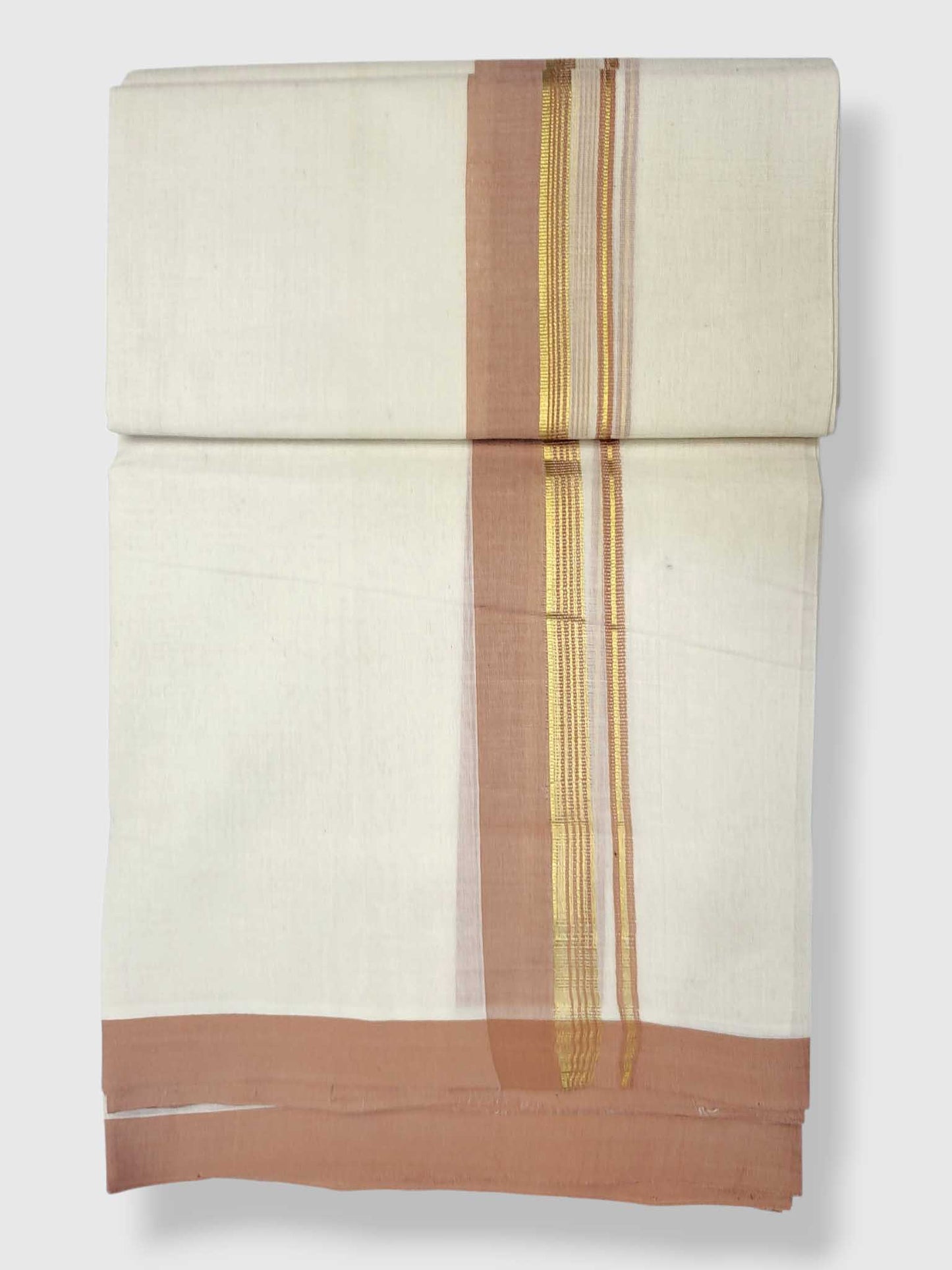 Kerala Balaramapuram Pure Cotton Handloom Mundu/Dhoti