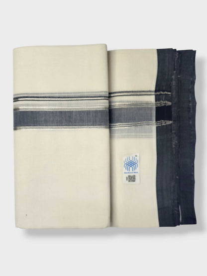 Kerala Balaramapuram Pure Cotton Handloom Mundu/Dhoti