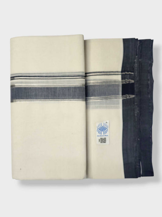Kerala Balaramapuram Pure Cotton Handloom Mundu/Dhoti