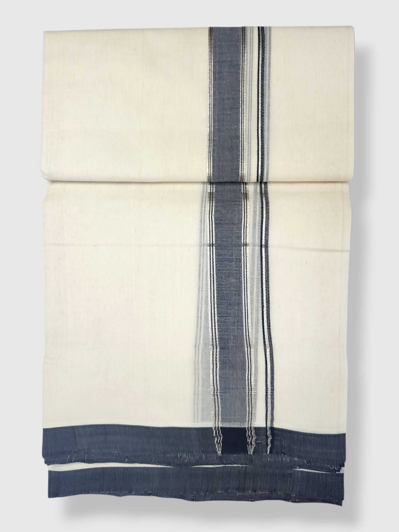 Kerala Balaramapuram Pure Cotton Handloom Mundu/Dhoti
