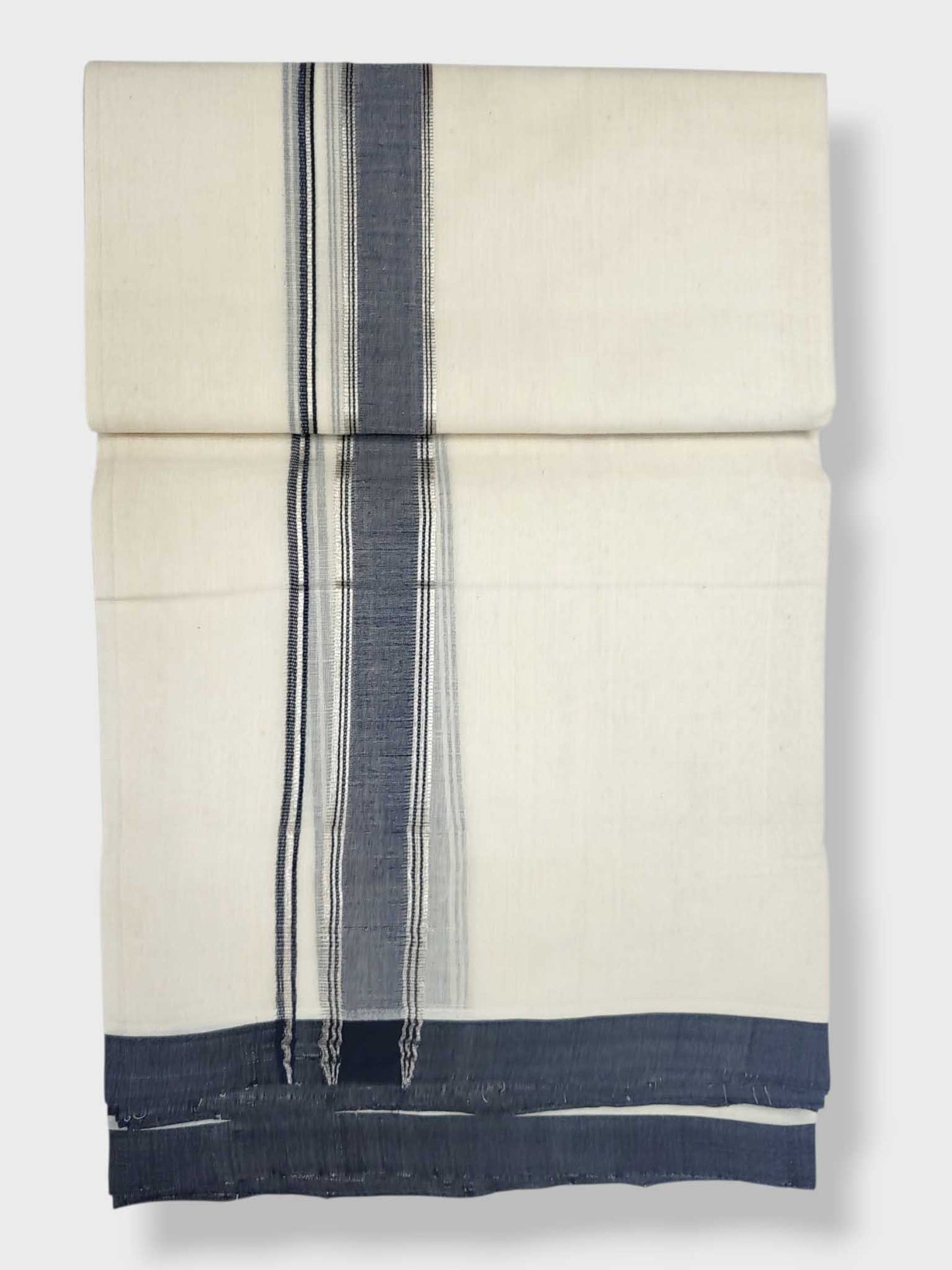 Kerala Balaramapuram Pure Cotton Handloom Mundu/Dhoti