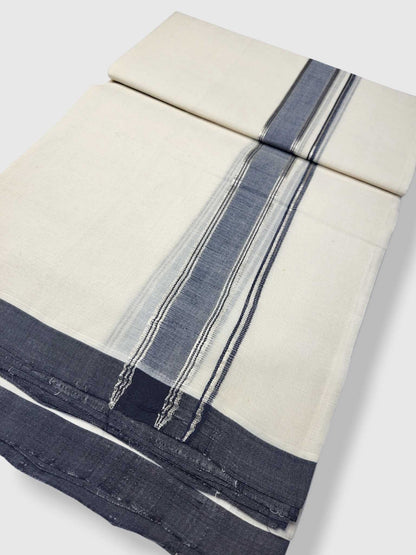 Kerala Balaramapuram Pure Cotton Handloom Mundu/Dhoti