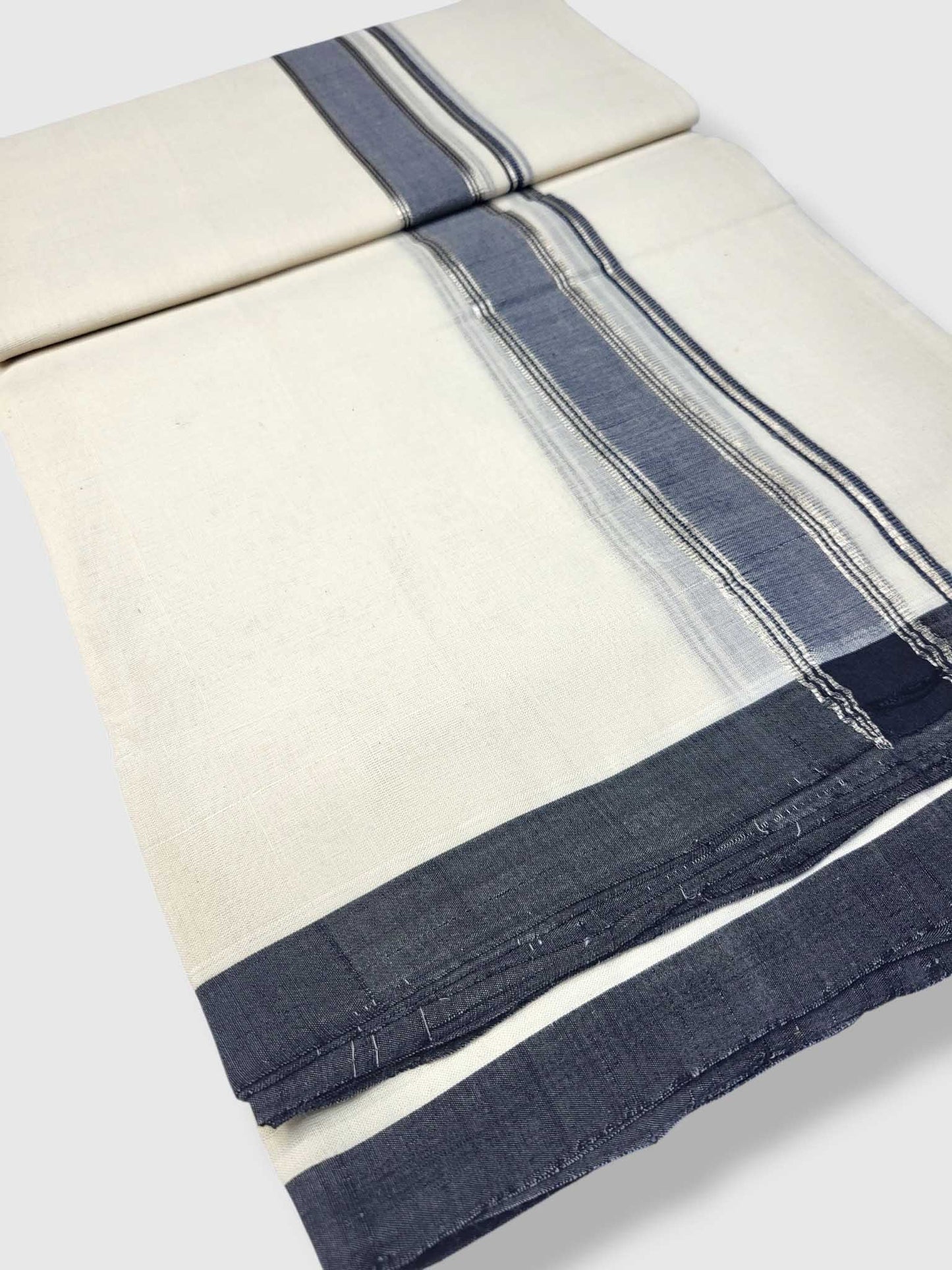 Kerala Balaramapuram Pure Cotton Handloom Mundu/Dhoti