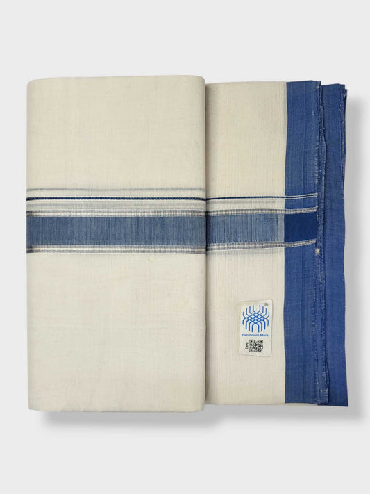 Kerala Balaramapuram Pure Cotton Handloom Mundu/Dhoti