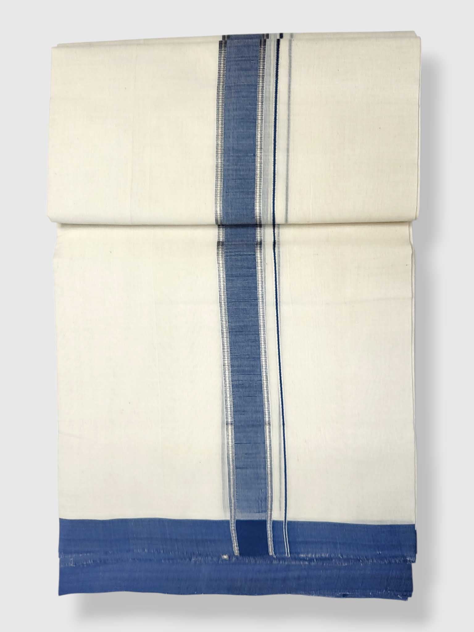 Kerala Balaramapuram Pure Cotton Handloom Mundu/Dhoti