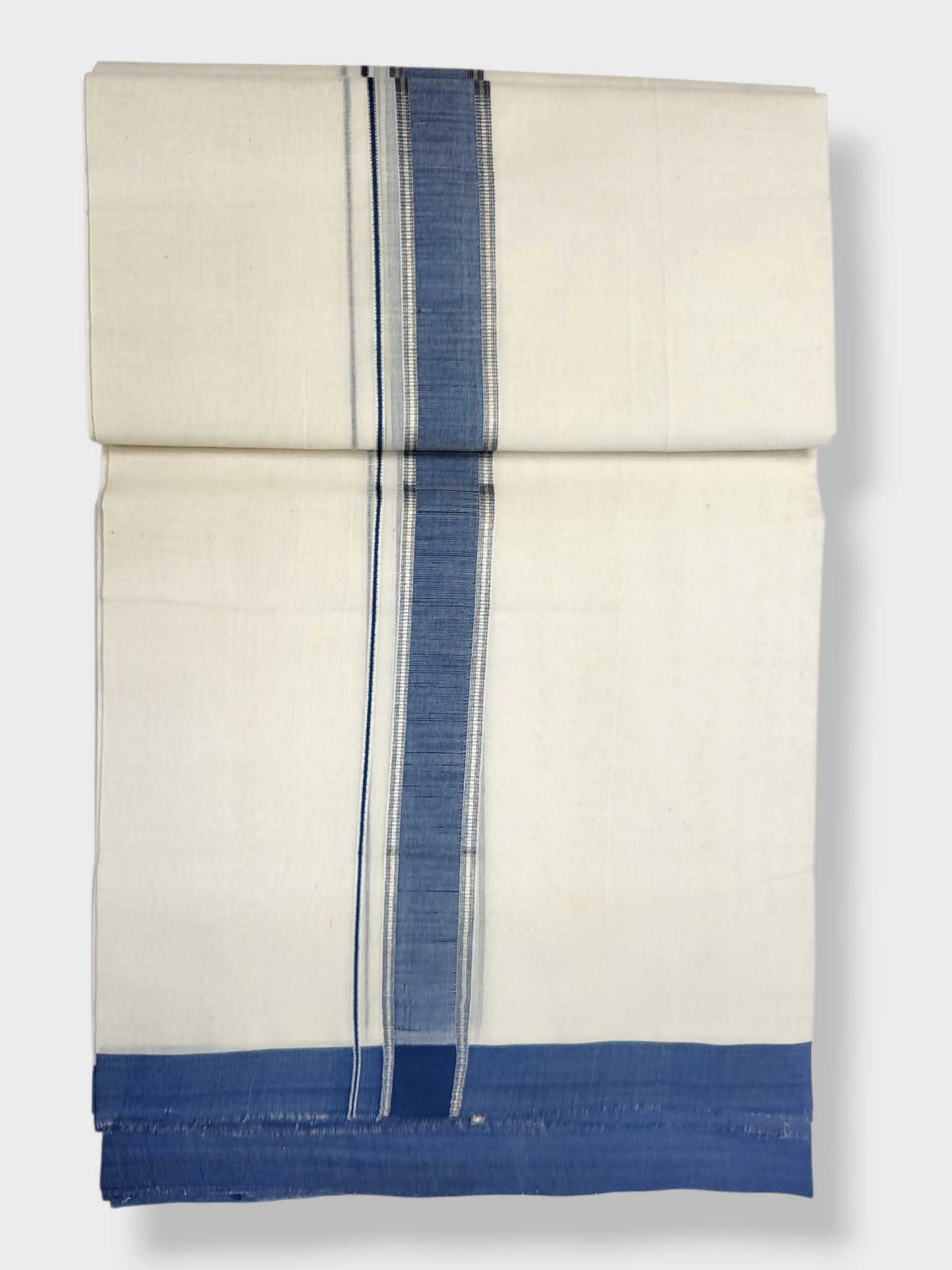 Kerala Balaramapuram Pure Cotton Handloom Mundu/Dhoti