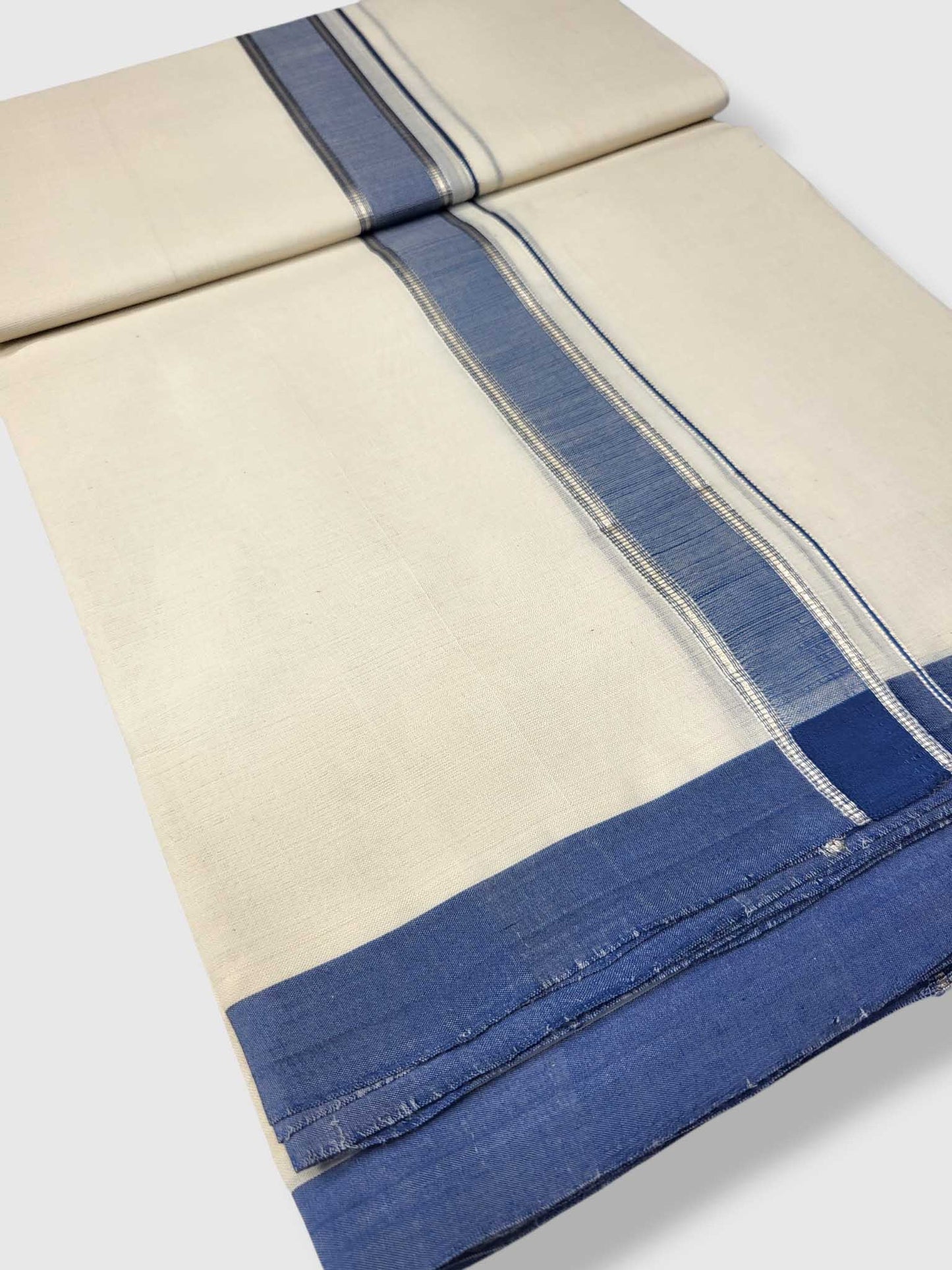 Kerala Balaramapuram Pure Cotton Handloom Mundu/Dhoti