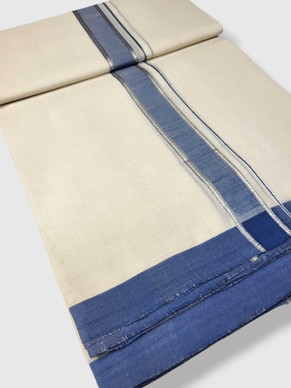 Kerala Balaramapuram Pure Cotton Handloom Mundu/Dhoti