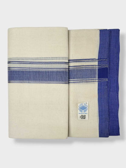 Kerala Balaramapuram Pure Cotton Handloom Mundu/Dhoti