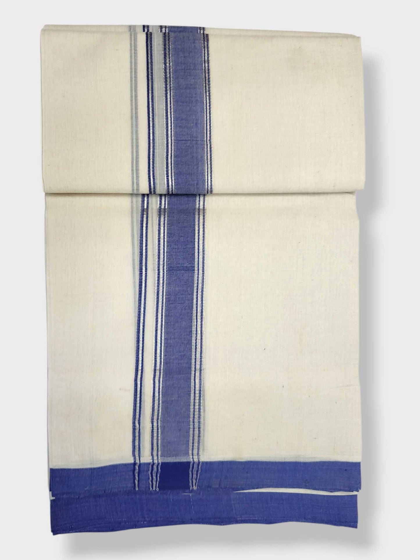 Kerala Balaramapuram Pure Cotton Handloom Mundu/Dhoti