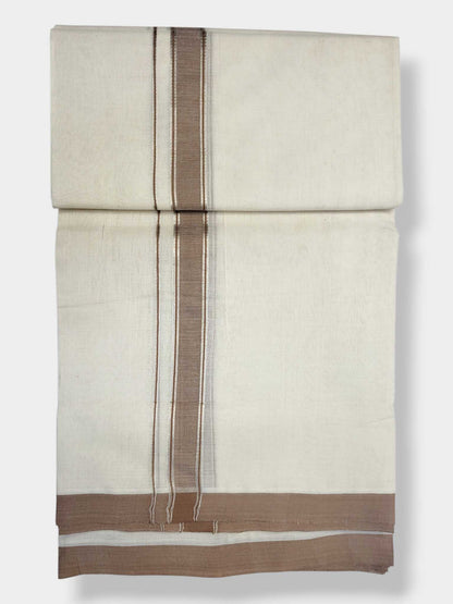 Kerala Balaramapuram Pure Cotton Handloom Mundu/Dhoti