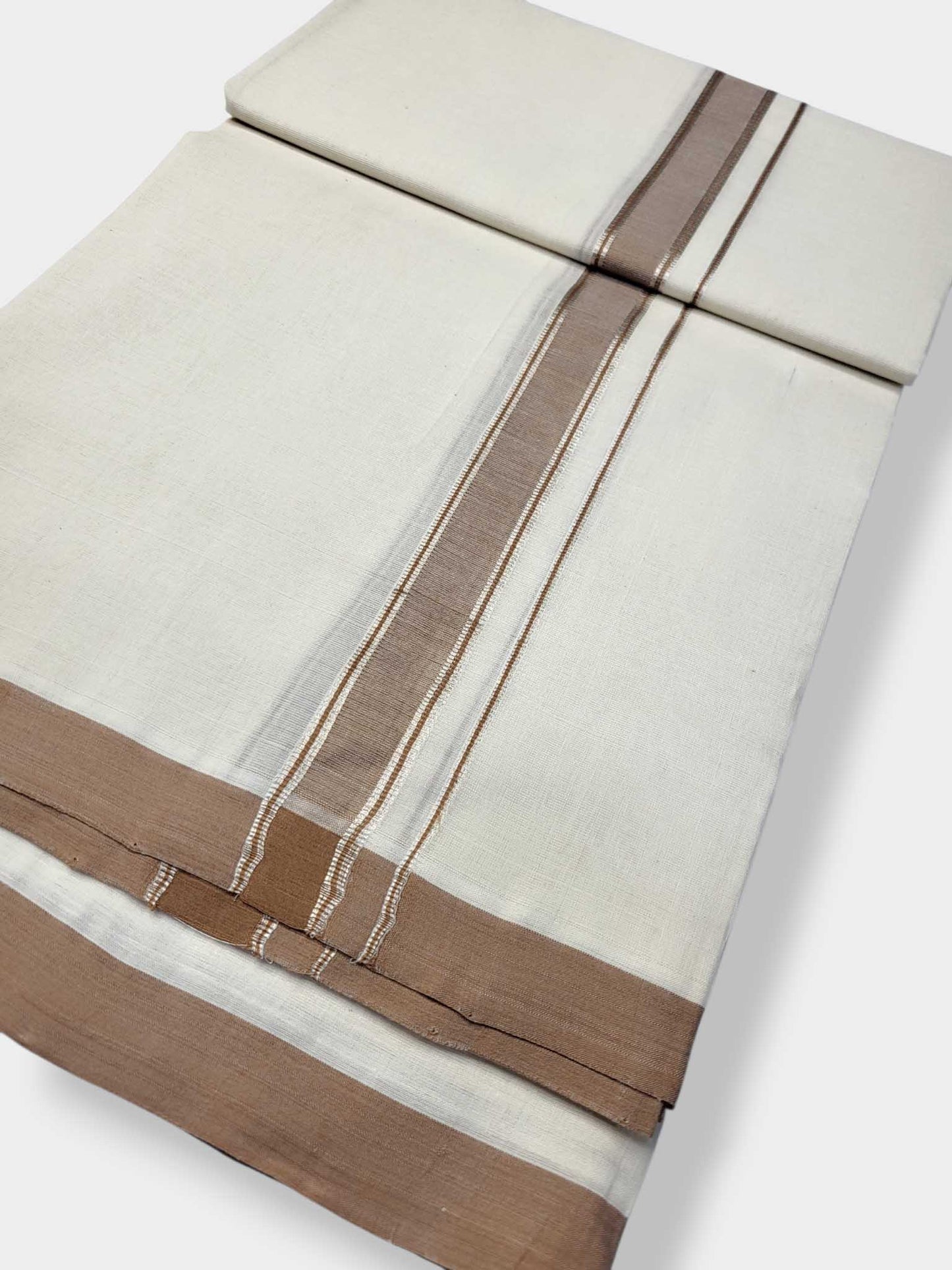 Kerala Balaramapuram Pure Cotton Handloom Mundu/Dhoti