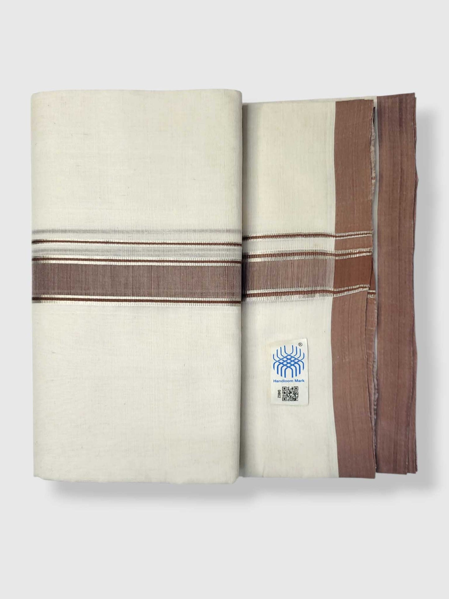 Kerala Balaramapuram Pure Cotton Handloom Mundu/Dhoti
