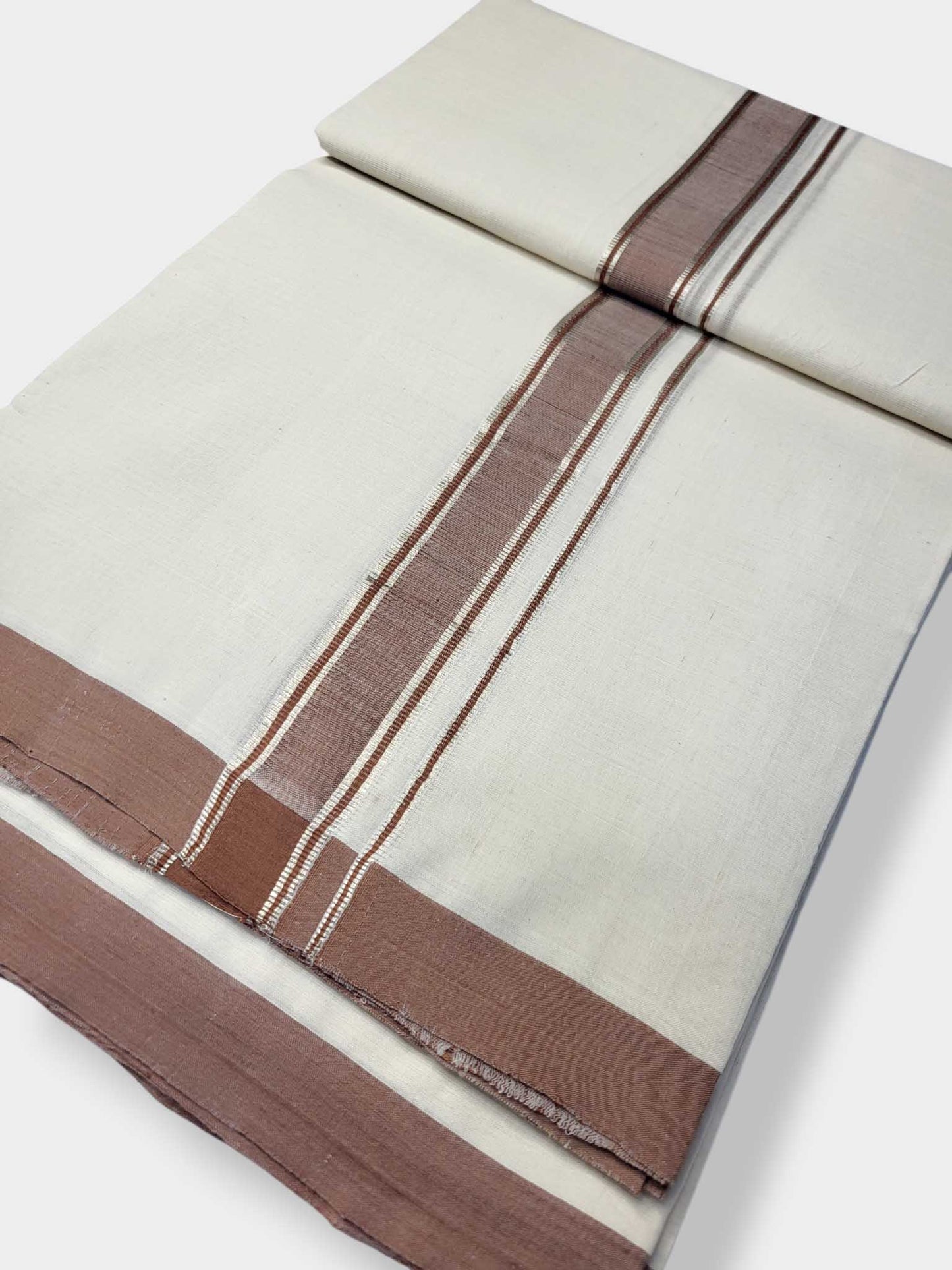 Kerala Balaramapuram Pure Cotton Handloom Mundu/Dhoti
