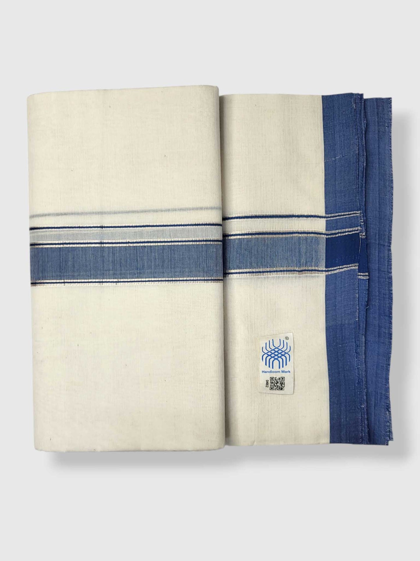 Kerala Balaramapuram Pure Cotton Handloom Mundu/Dhoti