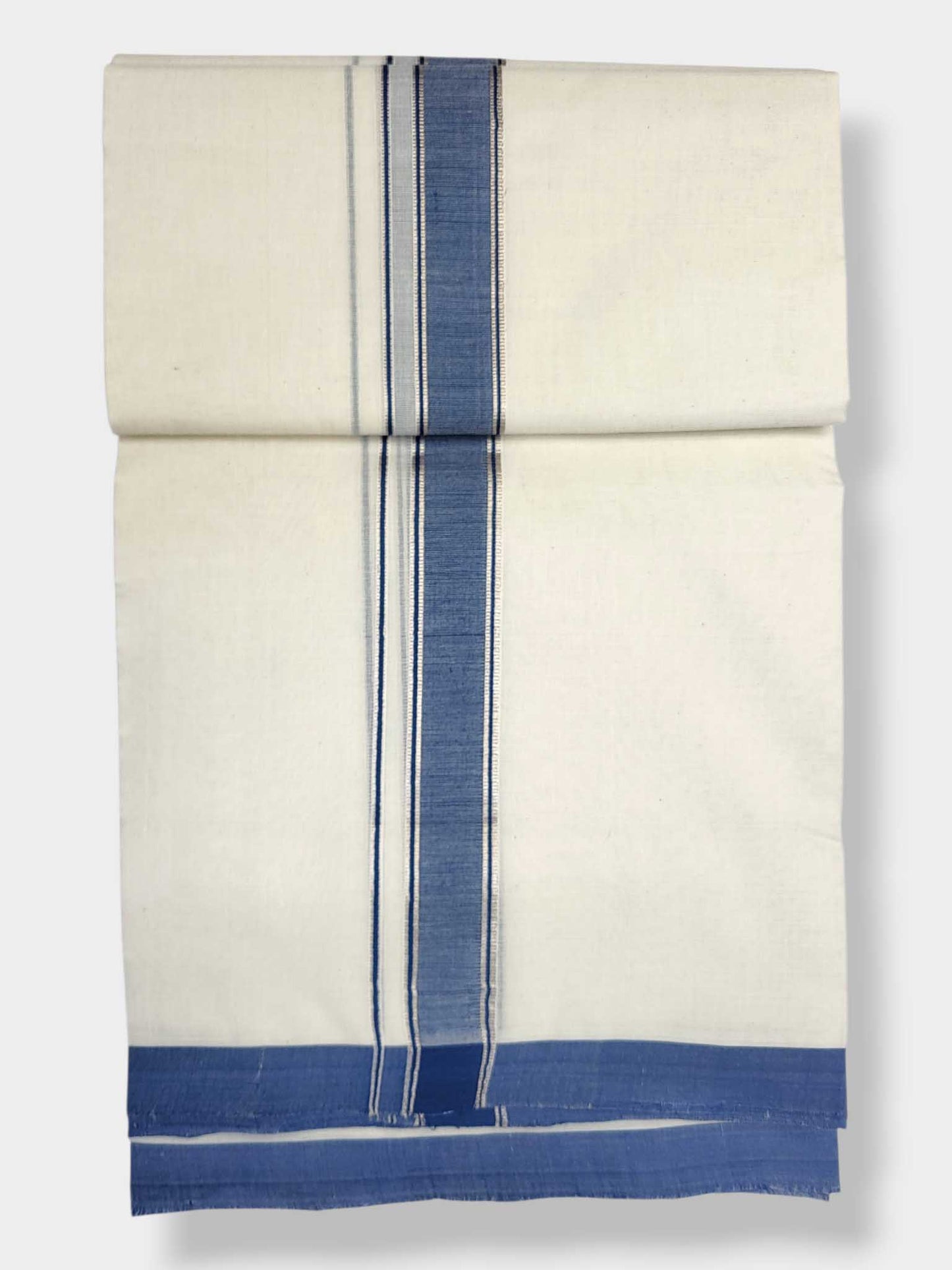 Kerala Balaramapuram Pure Cotton Handloom Mundu/Dhoti