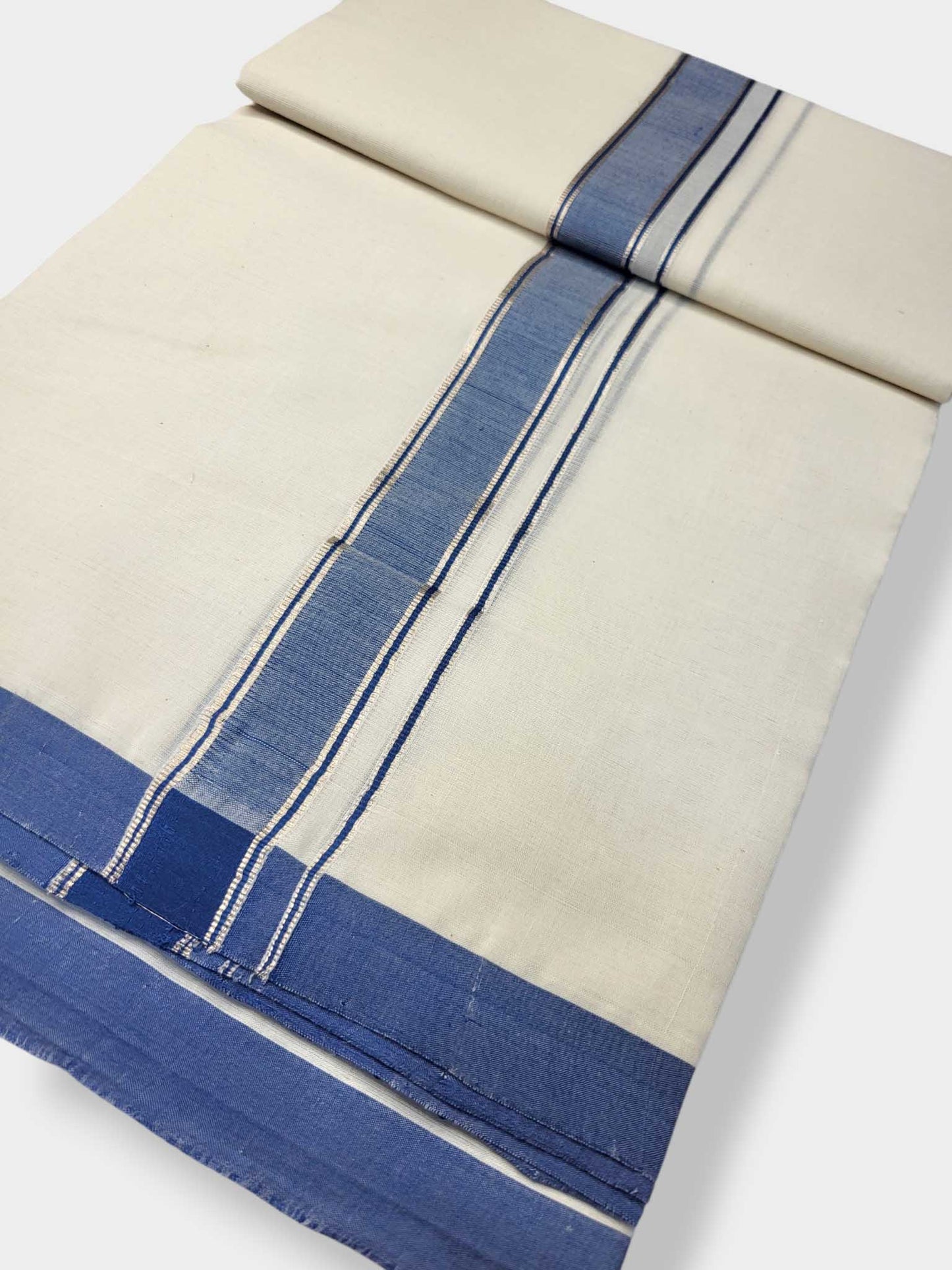 Kerala Balaramapuram Pure Cotton Handloom Mundu/Dhoti