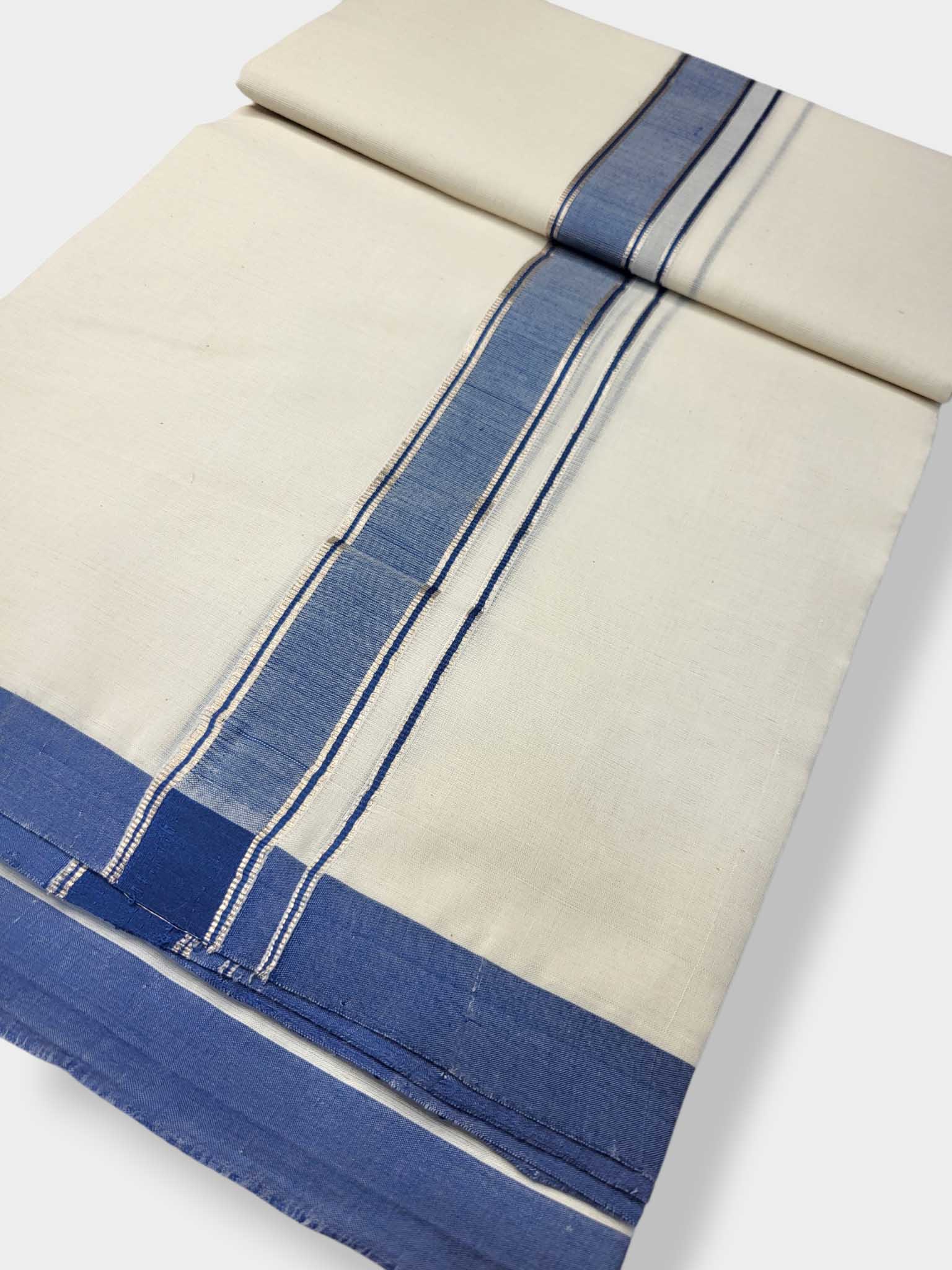 Kerala Balaramapuram Pure Cotton Handloom Mundu/Dhoti