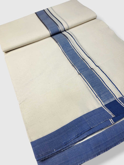 Kerala Balaramapuram Pure Cotton Handloom Mundu/Dhoti