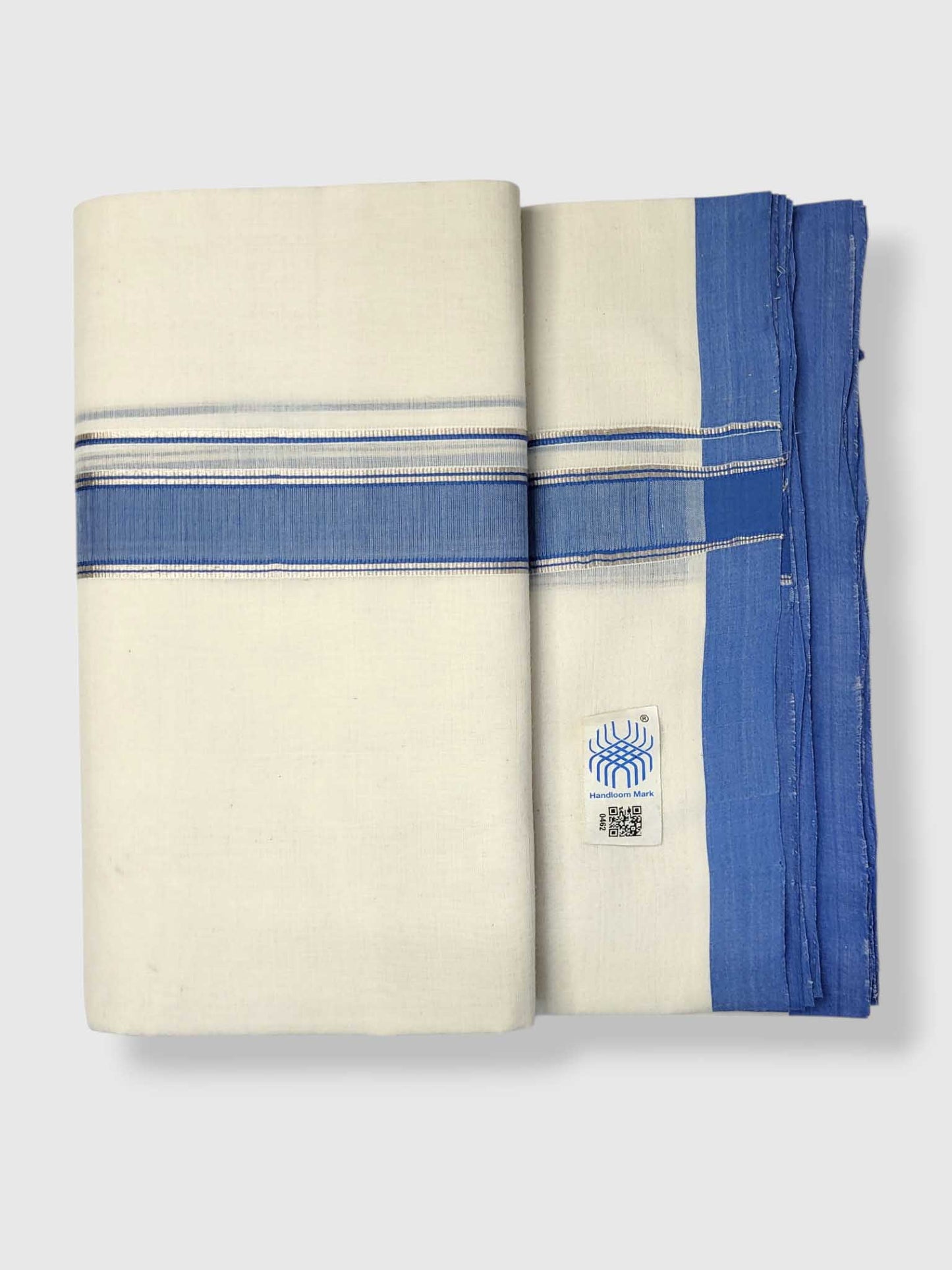 Kerala Balaramapuram Pure Cotton Handloom Mundu/Dhoti