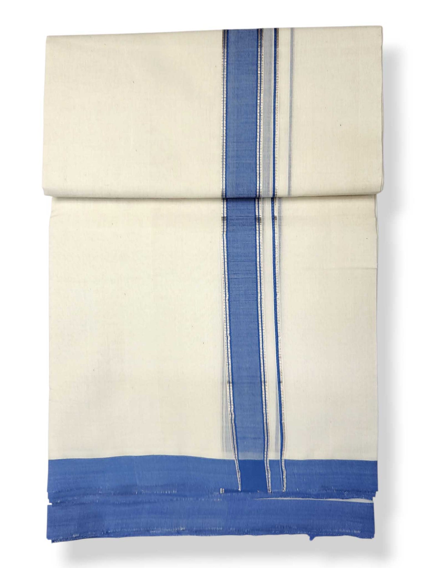 Kerala Balaramapuram Pure Cotton Handloom Mundu/Dhoti
