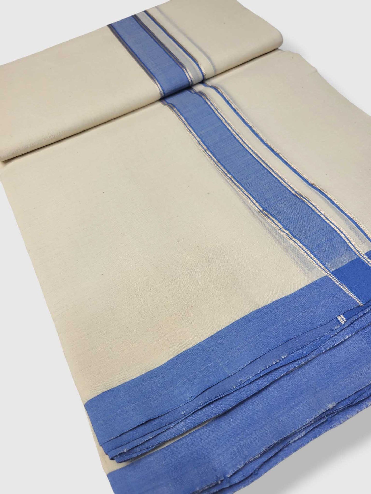 Kerala Balaramapuram Pure Cotton Handloom Mundu/Dhoti