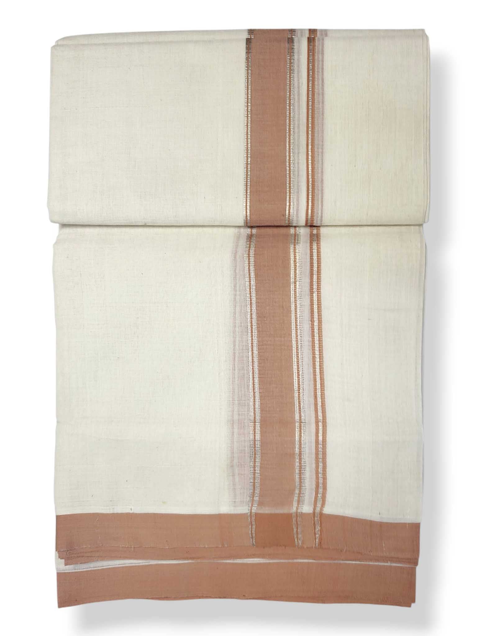 Kerala Balaramapuram Pure Cotton Handloom Mundu/Dhoti