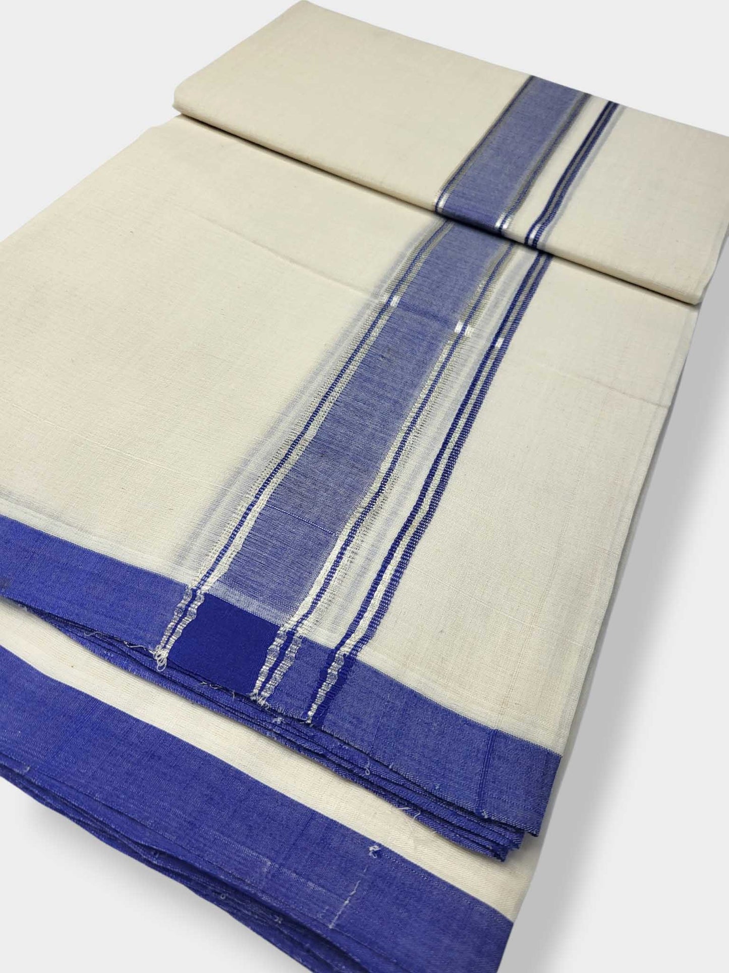 Kerala Balaramapuram Pure Cotton Handloom Mundu/Dhoti