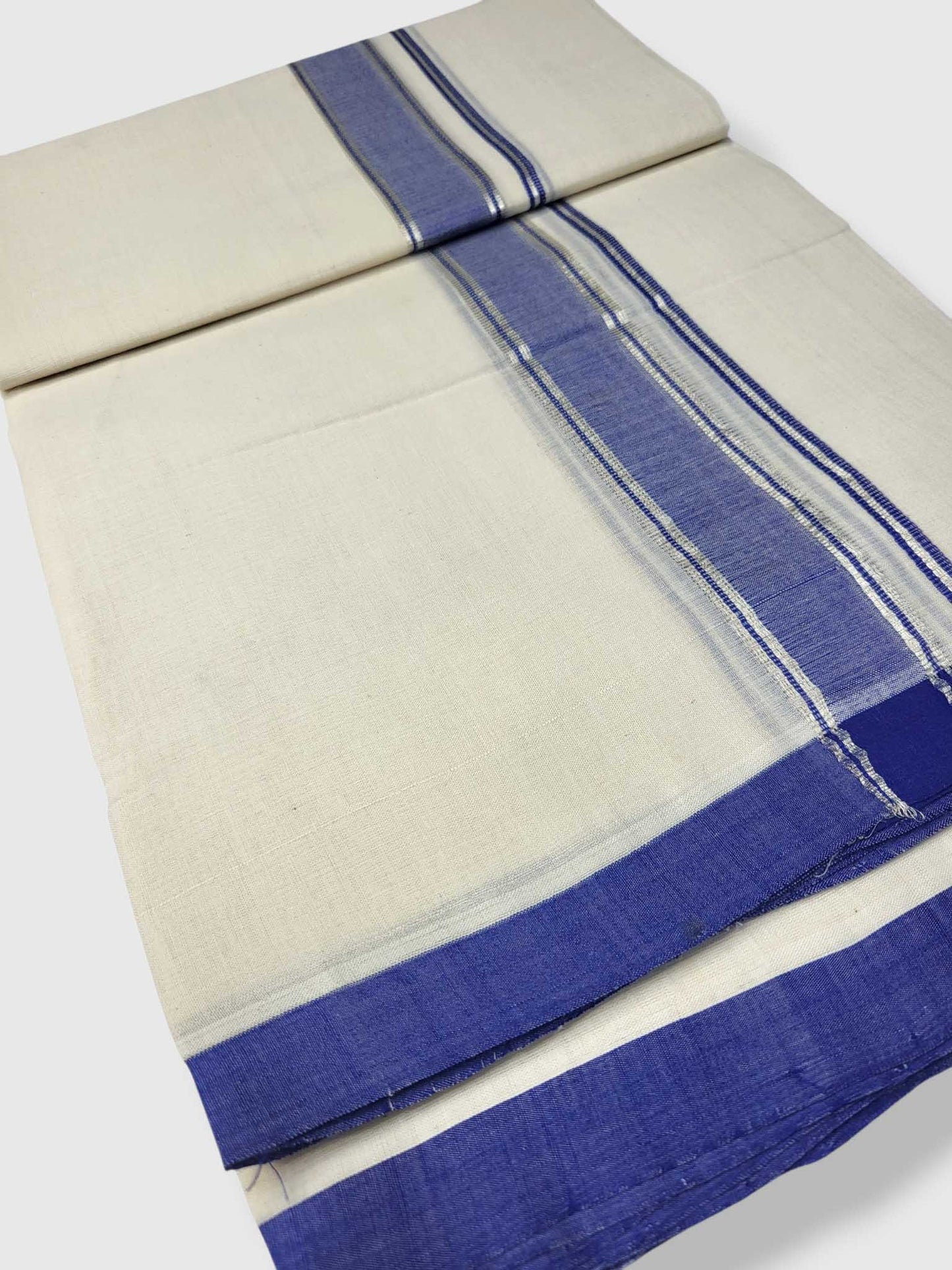 Kerala Balaramapuram Pure Cotton Handloom Mundu/Dhoti