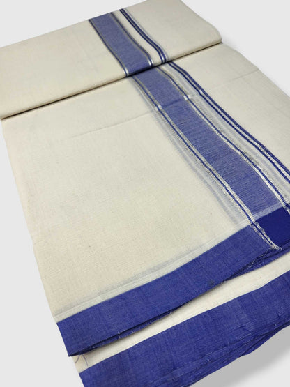 Kerala Balaramapuram Pure Cotton Handloom Mundu/Dhoti