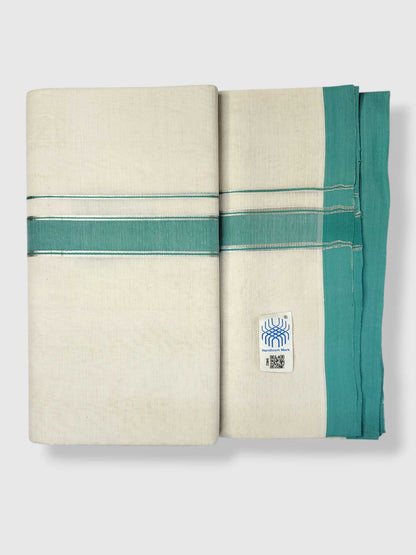 Kerala Balaramapuram Pure Cotton Handloom Mundu/Dhoti