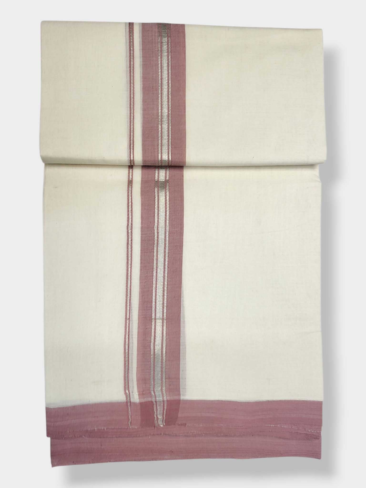 Kerala Balaramapuram Pure Cotton Handloom Mundu/Dhoti