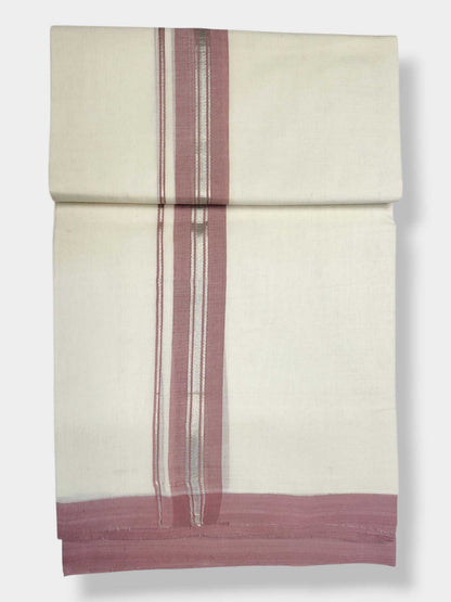 Kerala Balaramapuram Pure Cotton Handloom Mundu/Dhoti