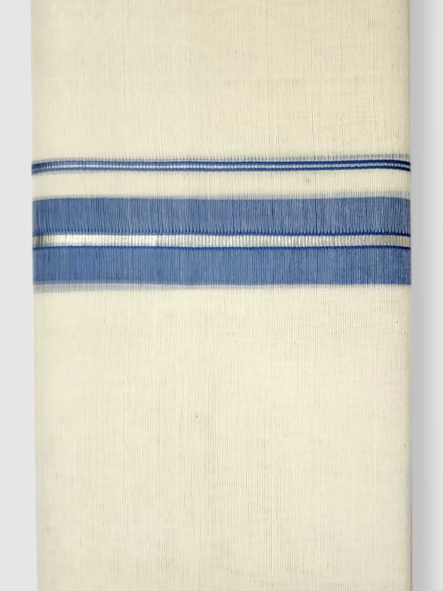 Kerala Balaramapuram Pure Cotton Handloom Mundu/Dhoti