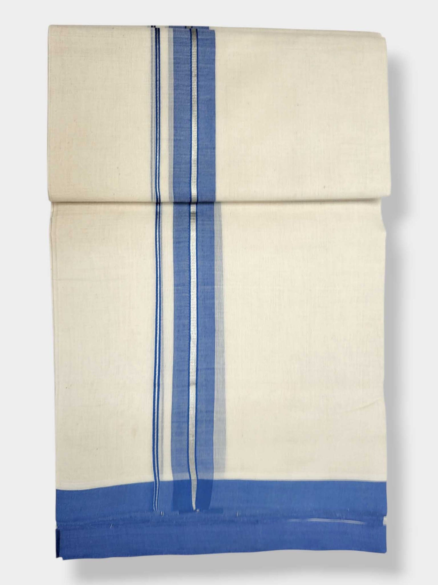 Kerala Balaramapuram Pure Cotton Handloom Mundu/Dhoti